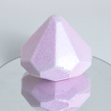 Wholesale custom private lable tea bomb rainbow color diamonds shape fizzy surprise bath bomb moisturizing kid bath bomb
